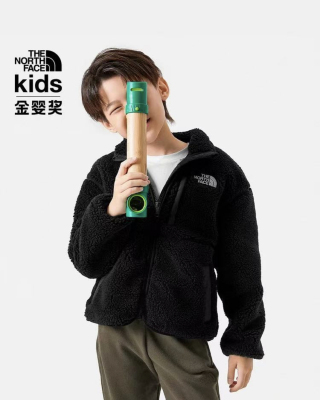 TheNorthface/北面儿童运动休闲抓绒加厚外套 8748 874b 5aaw
