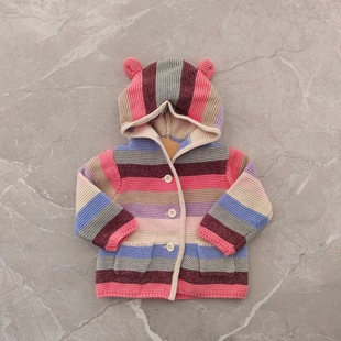 215587 连帽外套 592083 款 Gap婴幼儿针织开衫