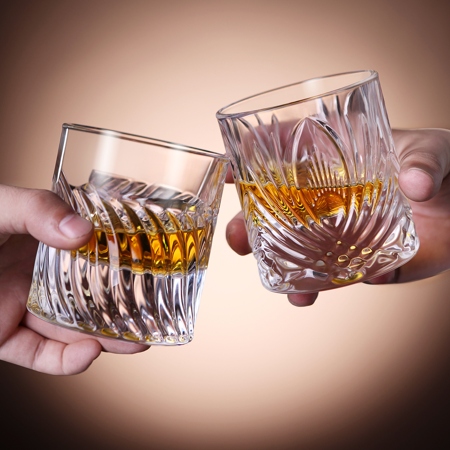 水晶玻璃刻威士忌杯轻奢高档洋酒