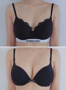 kindame韩国网红性感外扩感内衣纯色塑形聚拢文胸SCVB新款无钢圈