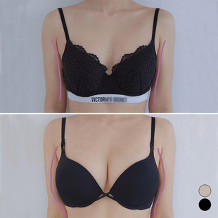 kindame韩国网红性感外扩感内衣纯色塑形聚拢文胸SCVB新款无钢圈