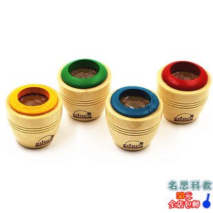 幼儿科学区材料 多棱镜 木质外景万花筒 蜂眼观察镜 教玩具