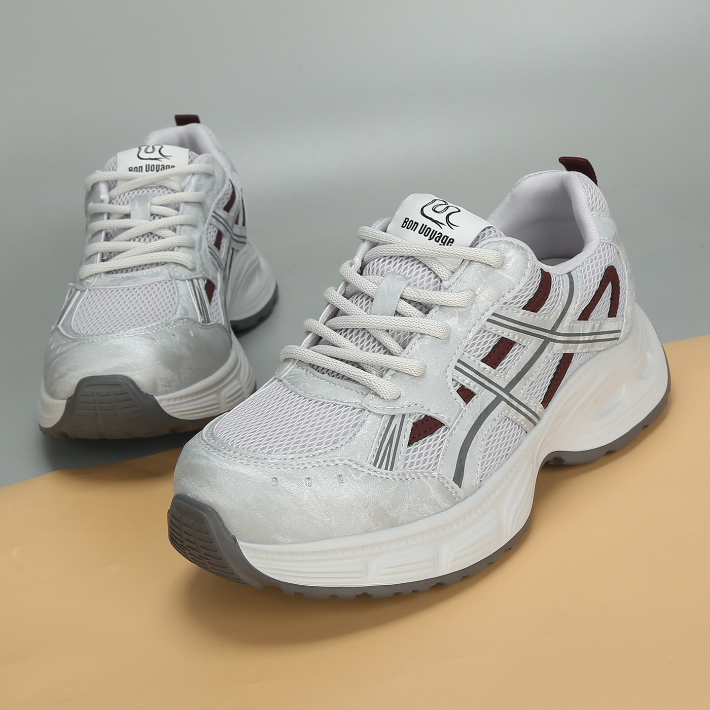 2026春季新款宽胖脚大码女鞋41到43网面运动老爹鞋大号单鞋爱足雅,女鞋,时尚休闲鞋,淘宝优惠券,粉丝福利购,淘宝优惠卷