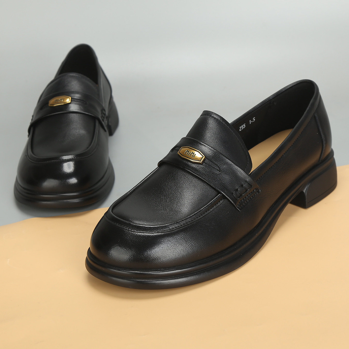 2026春季新款大码女鞋41到43丫丫百搭乐福鞋爱足雅小皮鞋大号单鞋,女鞋,乐福鞋（豆豆鞋）,淘宝优惠券,粉丝福利购,淘宝优惠卷