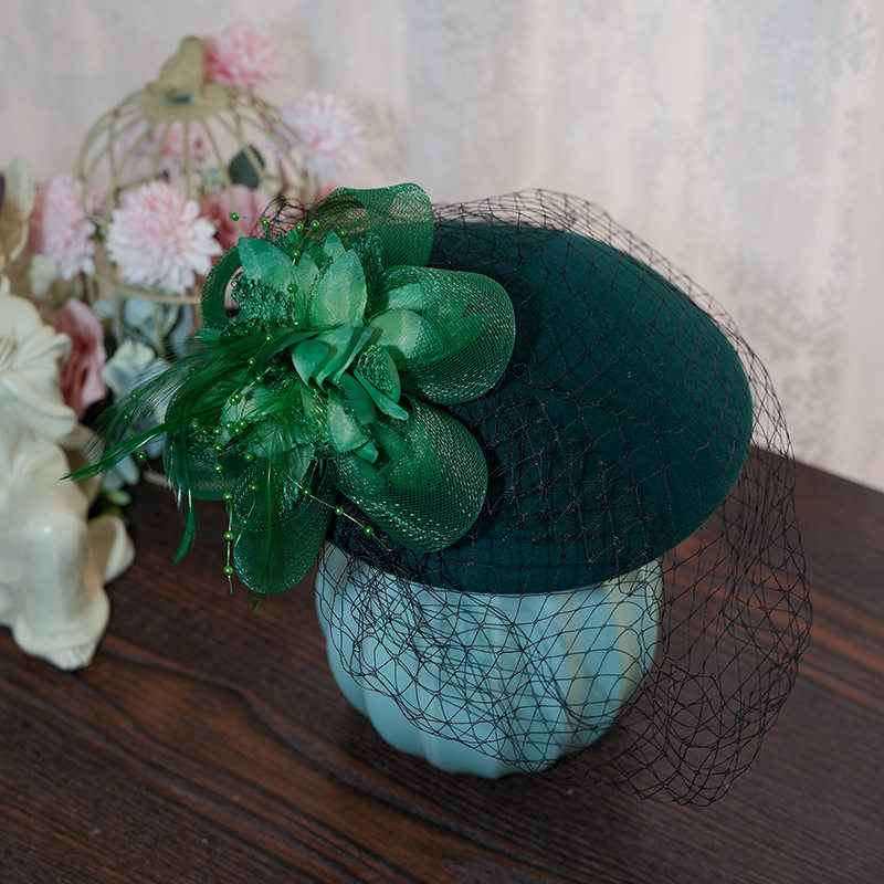 2025新品汉服女秋冬头饰帽赫本风复古网纱法式名媛羊毛小礼帽,服饰配件/皮带/帽子/围巾,帽子,淘宝优惠券,粉丝福利购,淘宝优惠卷