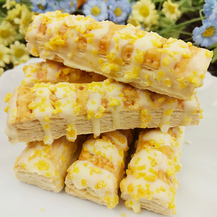 皖菜园塔塔酥200克盒装扁桃仁桂花蔓越莓酥点松塔千层酥特产零食