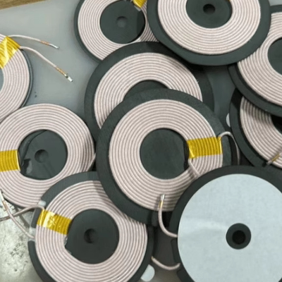 A11无线充发射线圈QI标准通用线圈 43mm 55mm6.3uH150*0.008mm2线