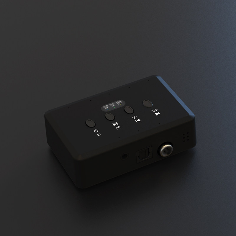 蓝牙音频接收器音响专用无线功放电脑发射二合一光纤同轴转换5.0