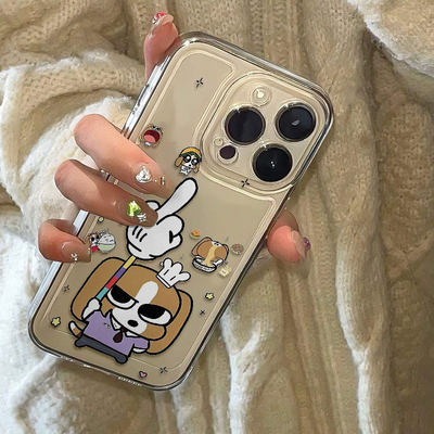 比格多栋潮牌超薄透明iPhone壳