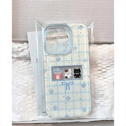 看家猫咪苹果17/16/15pro手机壳华为mate60适用p50荣耀100红米note11女OPPOreno13/9/8小米14/vivos12日韩x80