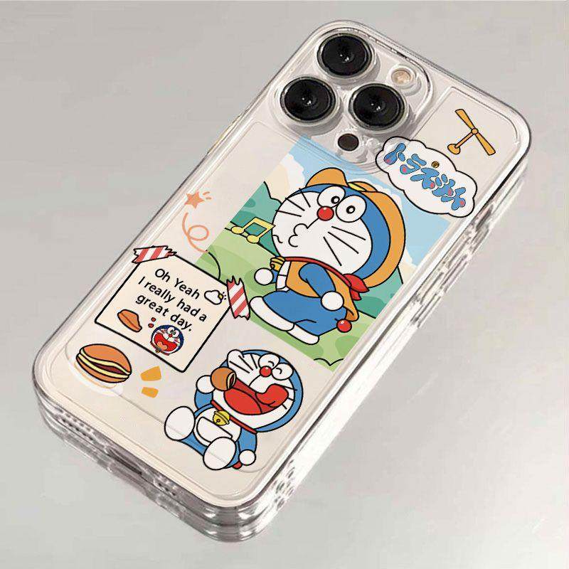 农民哆啦a梦适用苹果16手机壳iphone15promax套14