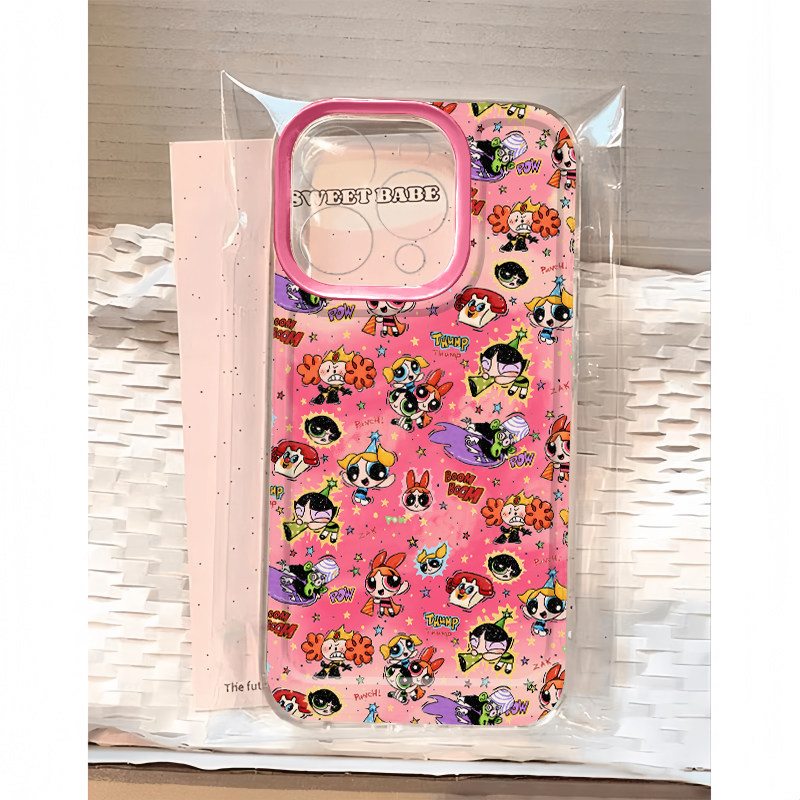 飞天女警适用苹果16手机壳iPhone15promax新款华为mate60红米note13卡通k70小米14软壳vivoos19荣耀oppo透明