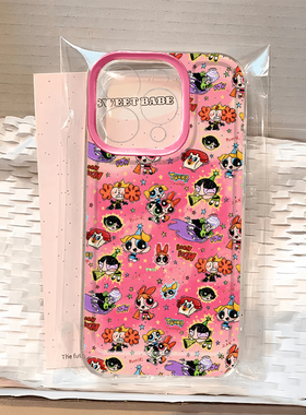 飞天女警适用苹果16手机壳iPhone15promax新款华为mate60红米note13卡通k70小米14软壳vivoos19荣耀oppo透明