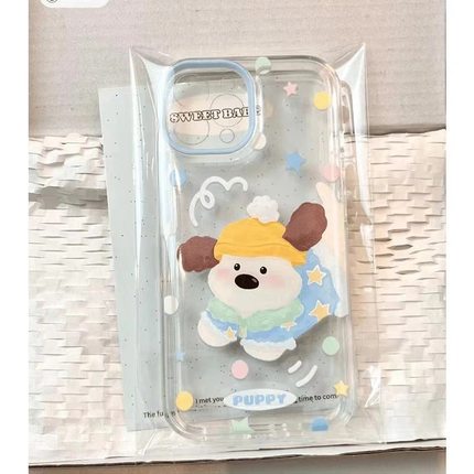 毛衣小狗苹果17手机壳16/15pro华为nova10适用p50荣耀70红米note13女OPPOreno11/9/8小米14/vivos12s7新款x80