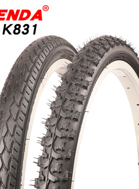 KENDA建大轮胎22寸*1.75女士自行车外胎k924山地车折叠车K831