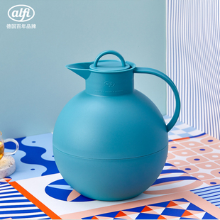 alfi德国爱丽飞艺术品保温壶家用热水壶保温瓶玻璃内胆咖啡暖壶1L