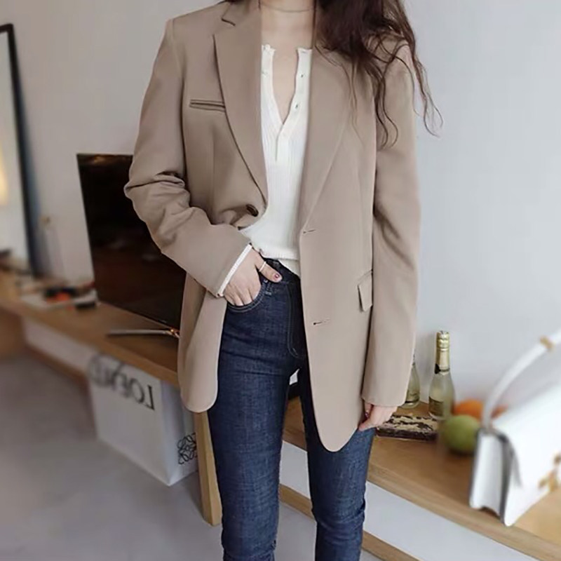 suit coat Simplicity leisure time Versatile jacket fashion student Easy 2019 new pattern Spring and autumn season Korean Edition man 's suitin the Women's clothing/Boutique , Suit  category - from Buy2taobao.com to provide professional Taobao agent buy service