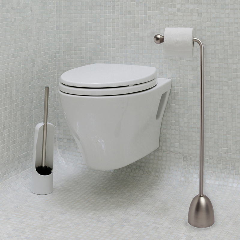 Umbra 卫生间纸巾架卷纸架落地式厕纸架别墅置地式免打孔卷纸架子