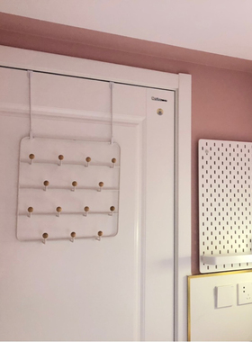 Umbra门后挂钩挂衣钩衣架壁挂上挂衣架收纳门后面挂勾卧室多层