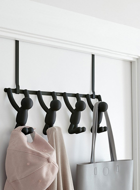 Umbra伙伴挂衣钩门后衣架挂钩卧室上背后背式免钉打孔多层