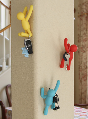 Umbra伙伴创意挂钩玄关挂钥匙挂衣钩衣架收纳可爱进门墙上挂衣架
