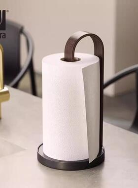 Umbra 厨房实木纸巾架桌面立式卷纸架木质北欧简约厨房纸专用高档