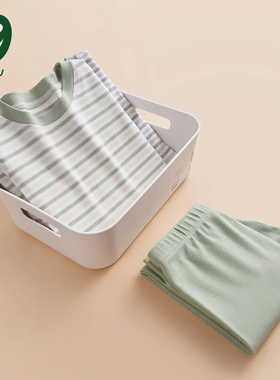 euv 儿童内衣套装男童女童纯棉秋衣秋裤男孩保暖衣女孩线衣线裤