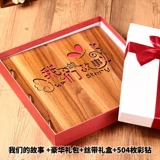 Деревянный фотоальбом, книга роста для влюбленных, «сделай сам», подарок на день рождения