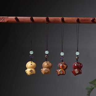 创意可爱萌系小唐马吊坠挂件木质生肖马男女手机链挂件饰品