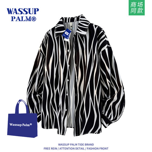 WASSUPPALM衬衫男款2025新款春