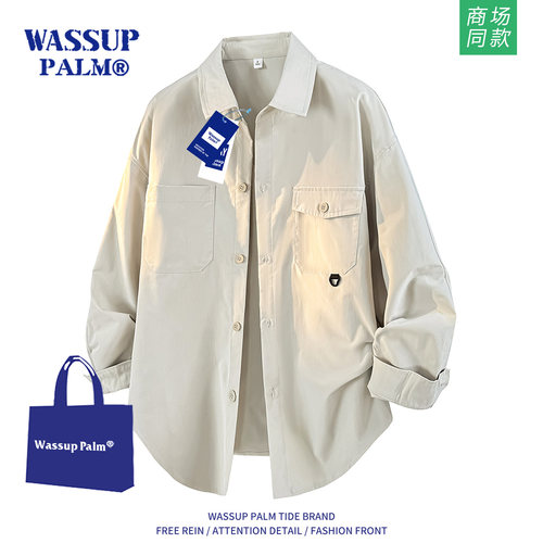 WASSUPPALM衬衫男款2025新款春