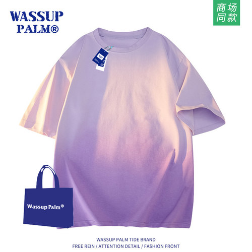 WASSUPPALM短袖t恤男2026新款夏
