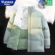WASSUP PALM羽绒棉服男女2025新款 秋冬情侣双面穿加厚棉衣外套潮
