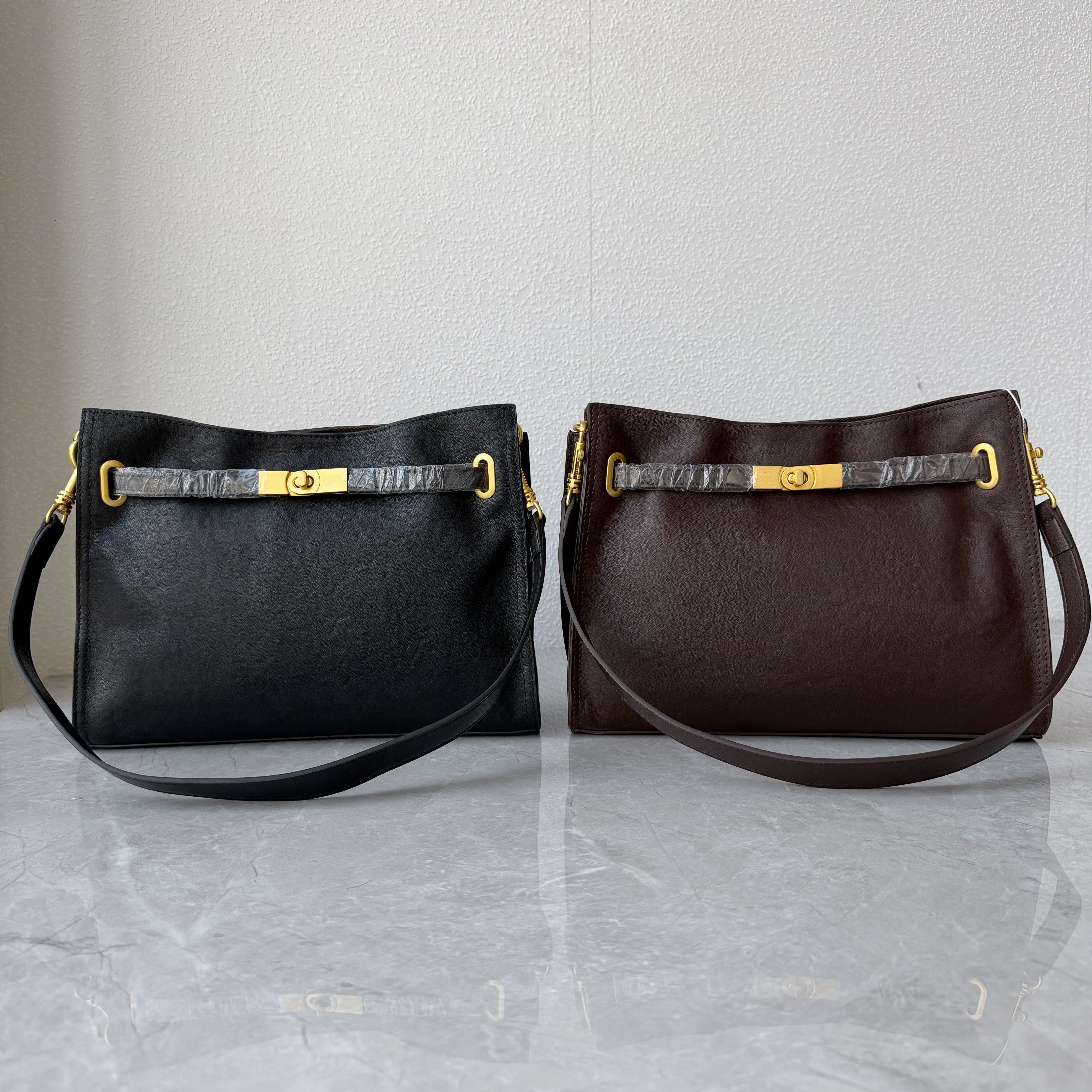 真皮头层植鞣牛皮新款腋下包气质百搭托特包软皮单肩通勤斜跨女包