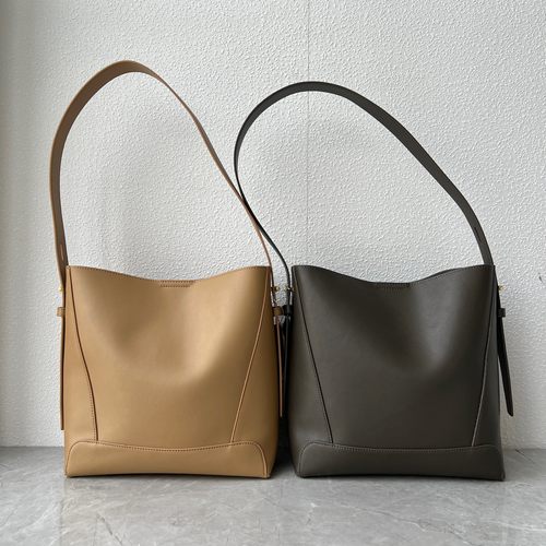 外贸女包代工厂亏本清仓牛皮水桶包韩国余单休闲百搭真皮包单肩包