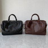 大容量手提包经典 高档 水晶胎牛皮高级质感枕头包韩版 单肩斜跨包