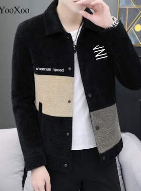 2025年春秋季男装上衣夹克男士潮流帅气休闲百搭加厚外套男款衣服