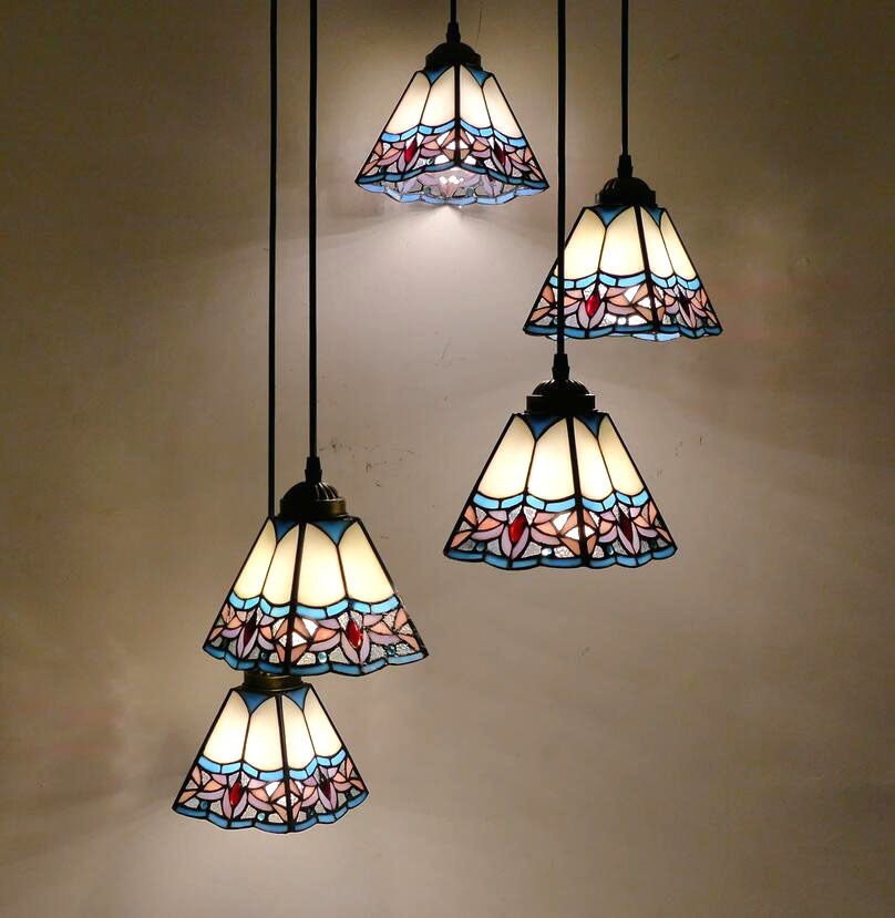 东南亚地中海餐厅灯三头创意个性吊灯吧台饭厅酒吧灯led灯饰灯具