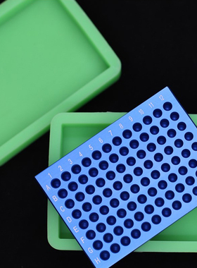 冰盒实验室 低温金属冰盒 PCR冰盒 冷冻模块24孔 60孔 96孔低温配液恒温适配0.2ml 1.5ml 2ml 预冷离心管架