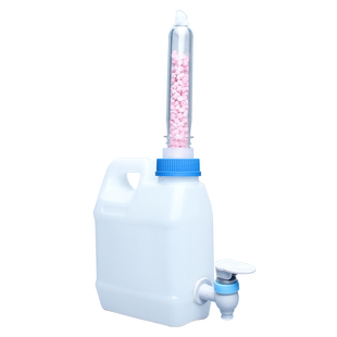 氢氧化钠储液瓶储存瓶塑料专业溶液储存装置钠石灰干燥管贮存滴定瓶试剂瓶吸附二氧化碳PE聚乙烯过滤透气