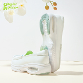 秋冬季 派菲尔牛皮护士鞋 女软底透气不累脚防滑平底增高真皮医护鞋