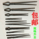 铁匠钳打铁夹钳尖嘴铝锭圆口扁咀铁钳工业钳溶铝锭钳一物一拍 包邮