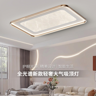 大氣現(xiàn)代輕奢高級(jí)感全光譜大廳主燈臥室燈全屋燈具 客廳吸頂燈新款