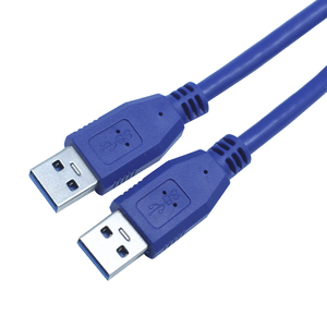 海雀 USB3.0公对公移动硬盘笔记本散热器双公头数据连接线1/3/5米