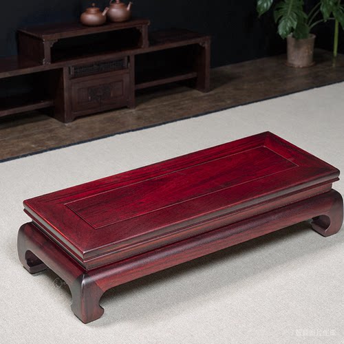 红酸枝实木明式底座托架