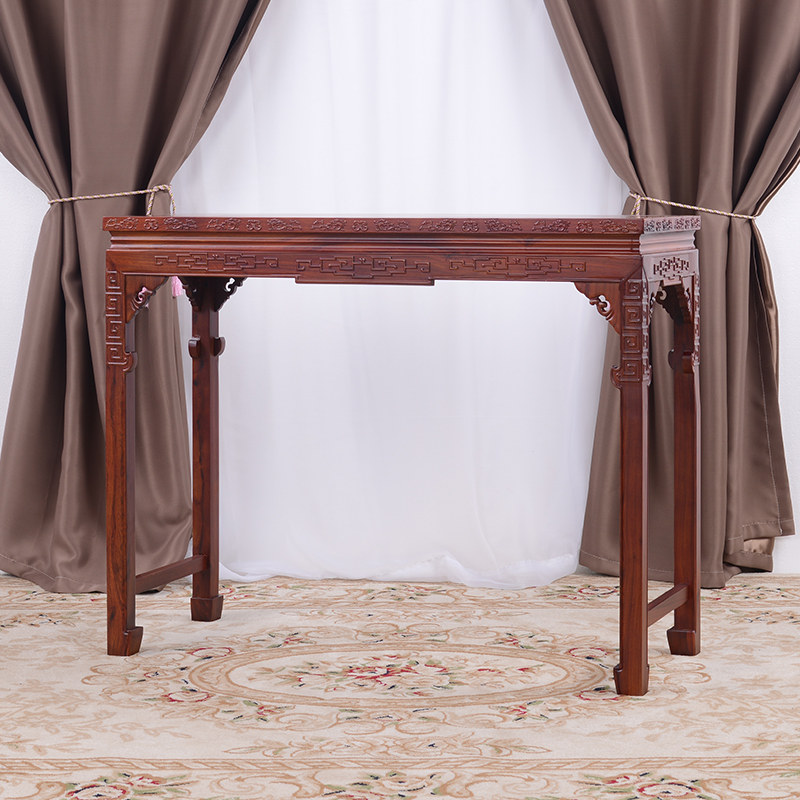 红木条案实木供桌非洲酸枝玄关佛龛桌供台条几中式平头仿古香案