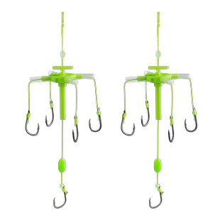 新款鲢鳙钓组浮钓专用爆炸钩水怪钓笼翻板鱼钩海竿大肚漂远投线组