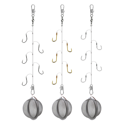 串钩钓组不锈钢打窝笼鱼线线组