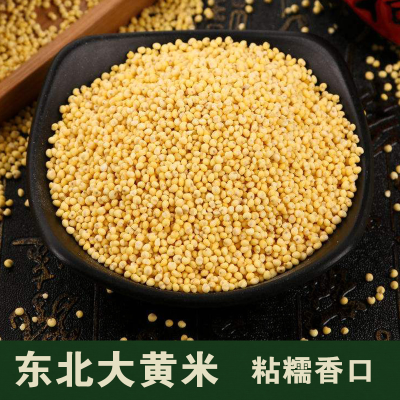 东北大黄米粘米农家黄小米500g