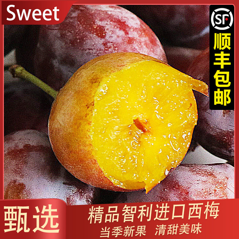 【顺丰】智利进口西梅树上熟甜李子 孕妇新鲜水果大果甜蜜多汁